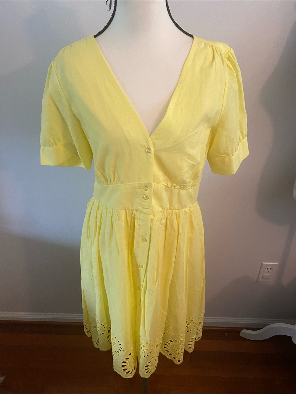 CeCe yellow dress size 8